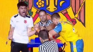 IVAN DROZDOVSKYI VS HASAN DENIZ Sub-Junior Boys 65kg Left Arm - Final European Championship 2023