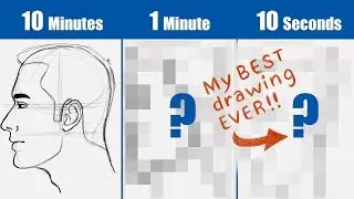 Speed Drawing CHALLENGE! Last one is my Favorite!