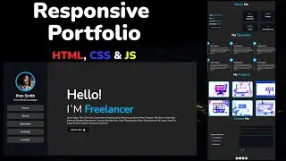 Адаптивное портфолио | Personal responsive Portfolio website using HTML, CSS & JS + GitHub pages