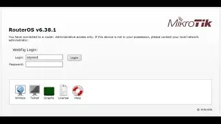 MikroTik Router First Time Startup and Setup using WebFig