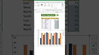 Target Line....#Excel #Tutorials