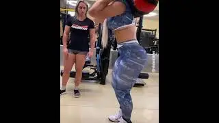 FITNESS GIRL AT GYM 1 