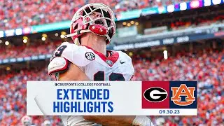 No. 1 Georgia at Auburn: Extended Highlights I CBS Sports