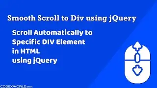 Smooth Scroll to Div using jQuery