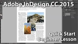 InDesign CC 2015 Beginner's Quick Start Lesson