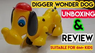 Digger The Dog | Pull Along Toy | Wonder Plastic Dog | Funny Walking Style |12 Months +