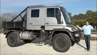 Этот огромный Unimog U500 - самый крутой сумасшедший пикап Mercedes