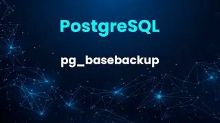 Creating a backup using the pg_basebackup utility, part 2