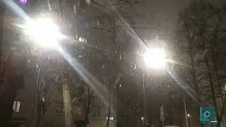Снегопад и метель в Москве 29 ноября