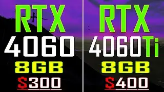 RTX 4060 vs RTX 4060Ti || PC GAMES TEST ||