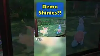 Shiny Starter Eevee in the Let's GO DEMO VERSION?! #shorts