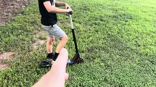 Work on Gravel/Grass? Testing, Usage, and Review of Caroma Kids Electric Scooter