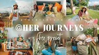 @HER_JOURNEYS Inspired — Professional Lightroom Preset | Bright Preset | Free DNG | Tutorial