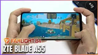 ZTE Blade A55 Farlight 84 Gaming test | Unisoc SC9863A, 90Hz Display