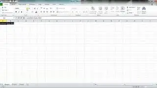 How to Create a Simple Text Table in Excel