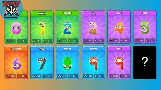 Max Level 0123456789 Number Lore Alphabet | Merge Number Run