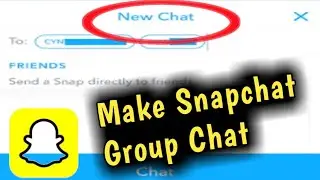 How to Make Snapchat Group Chat || Open & Create Group chat in Snapchat 2023