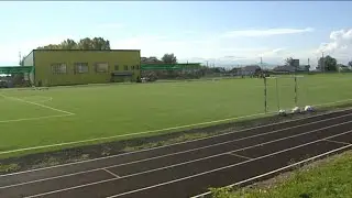В с.Таштып завершается строительство спортивной площадки по муниципальной программе