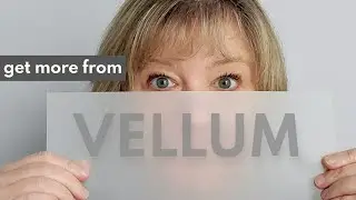 Try these CREATIVE TECHNIQUES when you want to ADD COLOUR to VELLUM cardstock!