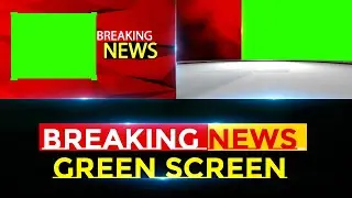 Breaking News Green Screen No Copyright 2020| News Background Video 2020 | ChromaKey | gfx 18 media