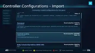 How to use community control schemes in Steam for Linux
