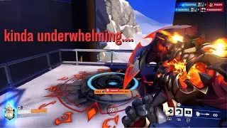 Reinhardt MYTHIC Weapon Skin Bound Demon Fully Upgraded Sounds (Overwatch 2)
