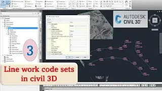 Civil 3d Line work code sets, how to use codes to process line work automatically in Civil 3D