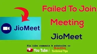 Failed to join Meeting Error in Google Meet App | Fix Google Meet Error