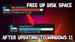 How to Free Up Disk Space After Updating to Windows 11