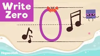 Write 0 (Zero) - Number Formation Song