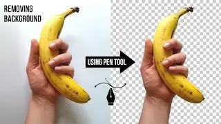 Remove Background in Photoshop using Pen Tool