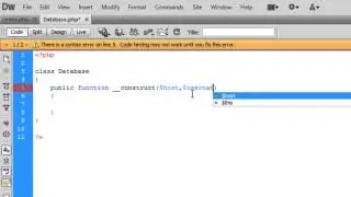 PHP OOP: PDO: Connecting To A Database