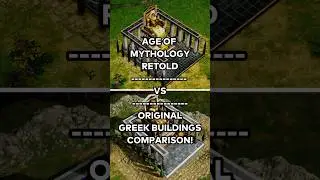 ⚡️Age of Mythology Retold vs Original - Buildings Comparison Part 1⚡️