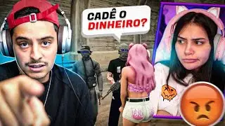COBREI o dinheiro e a Tainá TILTOU! 🤣 | GTA RP