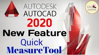 AutoCAD 2020 New Feature - Quick Measure | How to use Quick Measure Tool in AutoCAD 2020