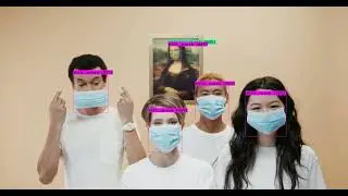 YOLOV4 Mask No Mask Test Video 1