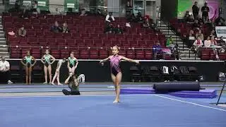 Zoe Maher Floor Western Nationals 2023 Wildfire Gymnast Level 9
