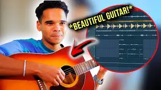 FLIPPING A BEAUTIFUL MELODY USING A REAL GUITAR! Making An Emotional Guitar Trap Beat In FL Studio