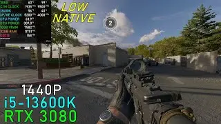 Call of Duty Black Ops 6 Beta: [Low, Native - 1440P] RTX 3080 + 13600K 5.2GHz