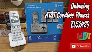 Unboxing   AT&T Cordless Phones #EL52429