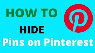 How to hide pins on Pinterest in mobile app(IPhone/Android)#howto #pinterest