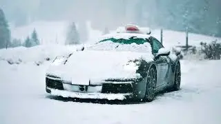 PORSCHE IN SNOW #porsche #porsche911 #porsche911s #snow