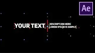 How to create a basic title animation in After Effects? | After Effects Tutorial video