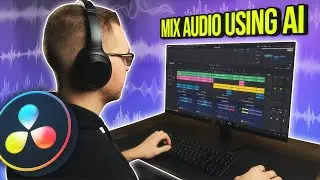 How to Mix GREAT Audio using AI in Davinci Resolve!