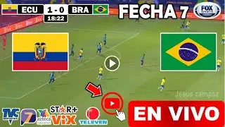 Ecuador vs. Brasil en vivo, donde ver, a que hora juega Ecuador vs. Brasil Eliminatorias 2024 hoy