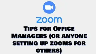 Zoom: Setting Up Recurring Meetings (and other tips)