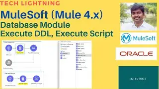 MuleSoft Database Module - Execute DDL - Execute Scripts - Demo in Mule4 - Oracle Database