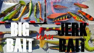 Щука на BIG BAIT или JERK BAIT, что лучше!🎣