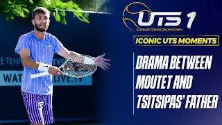 UTS1: A bit of drama between Corentin Moutet and Stefanos Tsitsipas