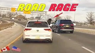 CHAOS ON HIGHWAY AS MULTIPLE DRIVERS JOIN INSANE ROAD RAGE